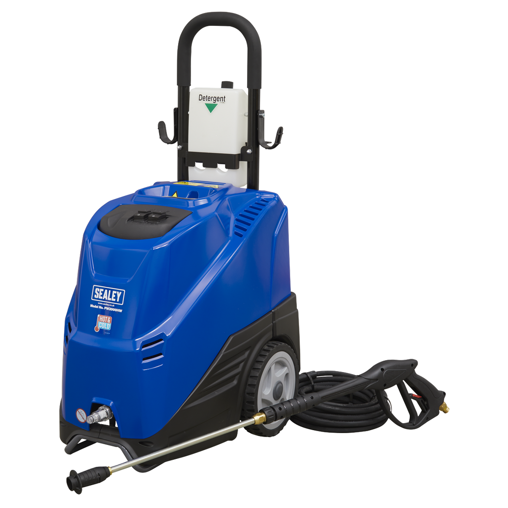 Hot/Cold Water Pressure Washer 135bar 2300W/230V PW2000HW - BostonPlates Autocare Centre