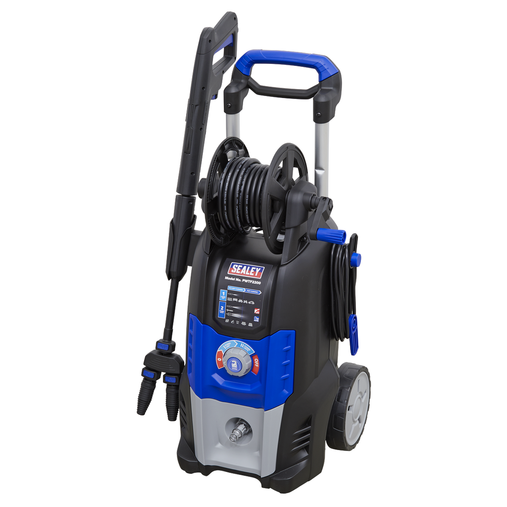 Twin Pump Pressure Washer with TSS & Rotablast® Nozzle 150bar 2500W/230V PWTF220 - BostonPlates Autocare Centre