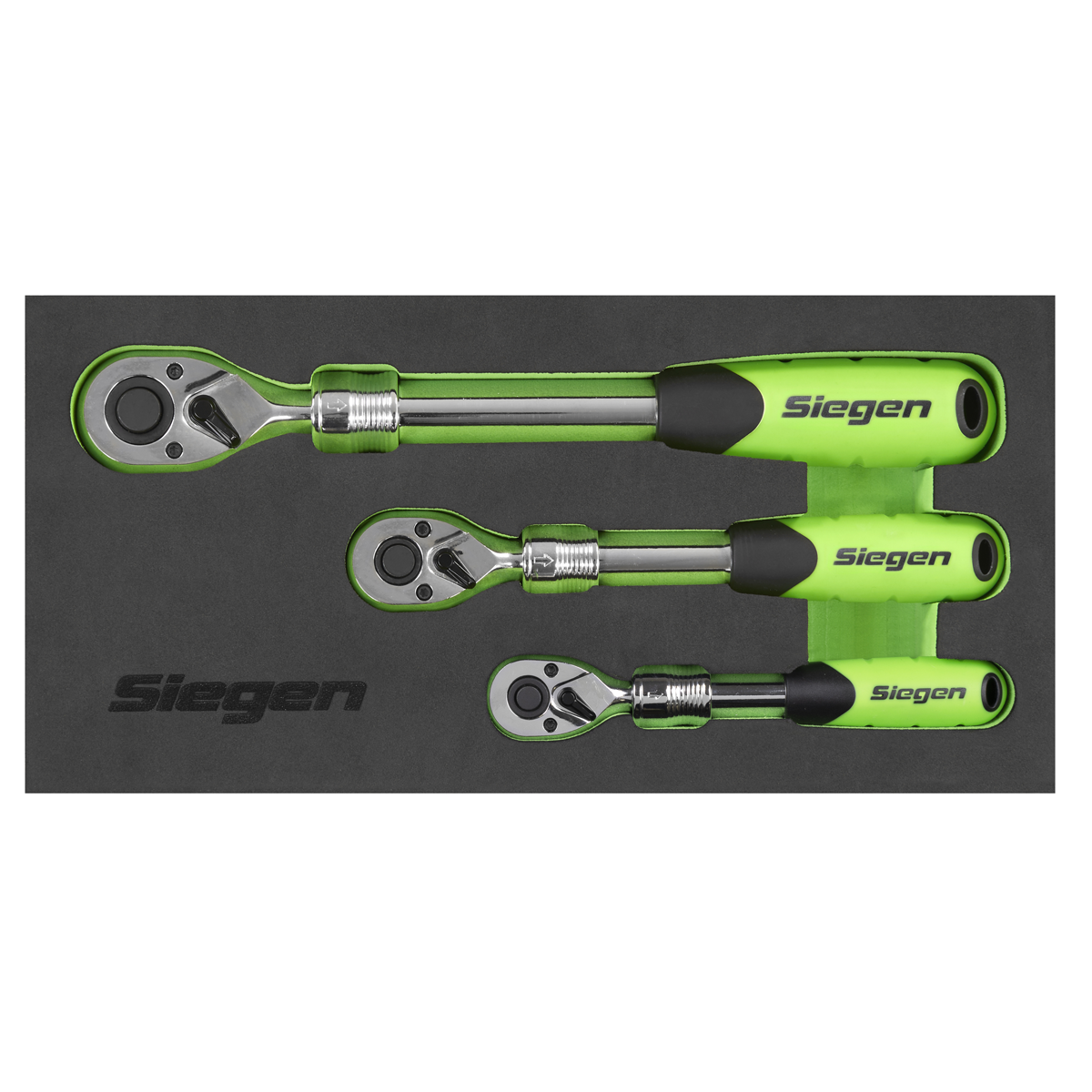 Siegen Extendable Ratchet Wrench Set 3pc S01285 - BostonPlates Autocare Centre