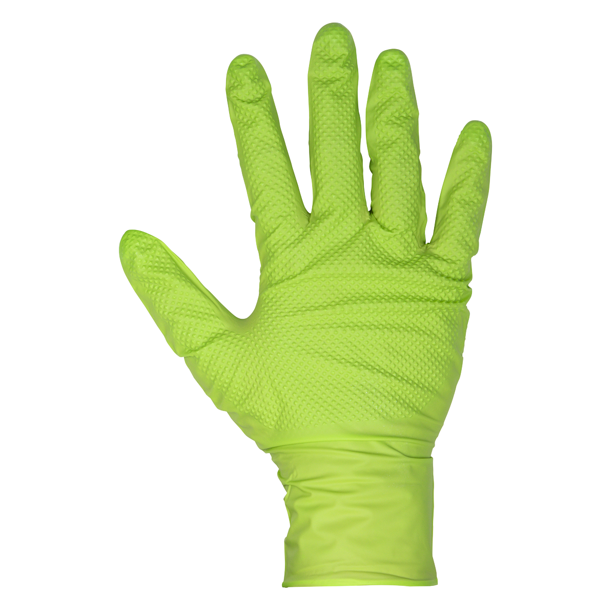 Sealey Diamond Grip Extra-Thick Nitrile Powder-Free, Gloves, Large - Pack of 50 SSP54L - BostonPlates Autocare Centre