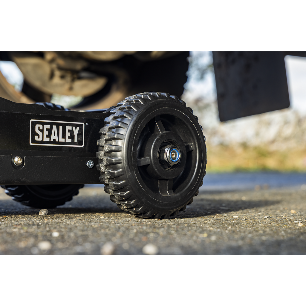 Sealey Big Wheel Hybrid Trolley Jack with Super Rocket Lift 2.5 Tonne 2500RG - BostonPlates Autocare Centre