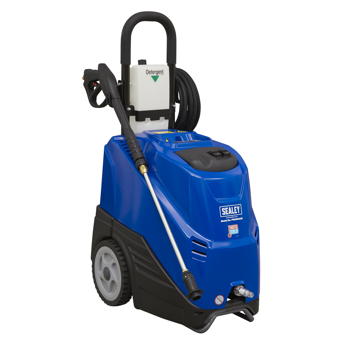 Hot/Cold Water Pressure Washer 135bar 2300W/230V PW2000HW - BostonPlates Autocare Centre