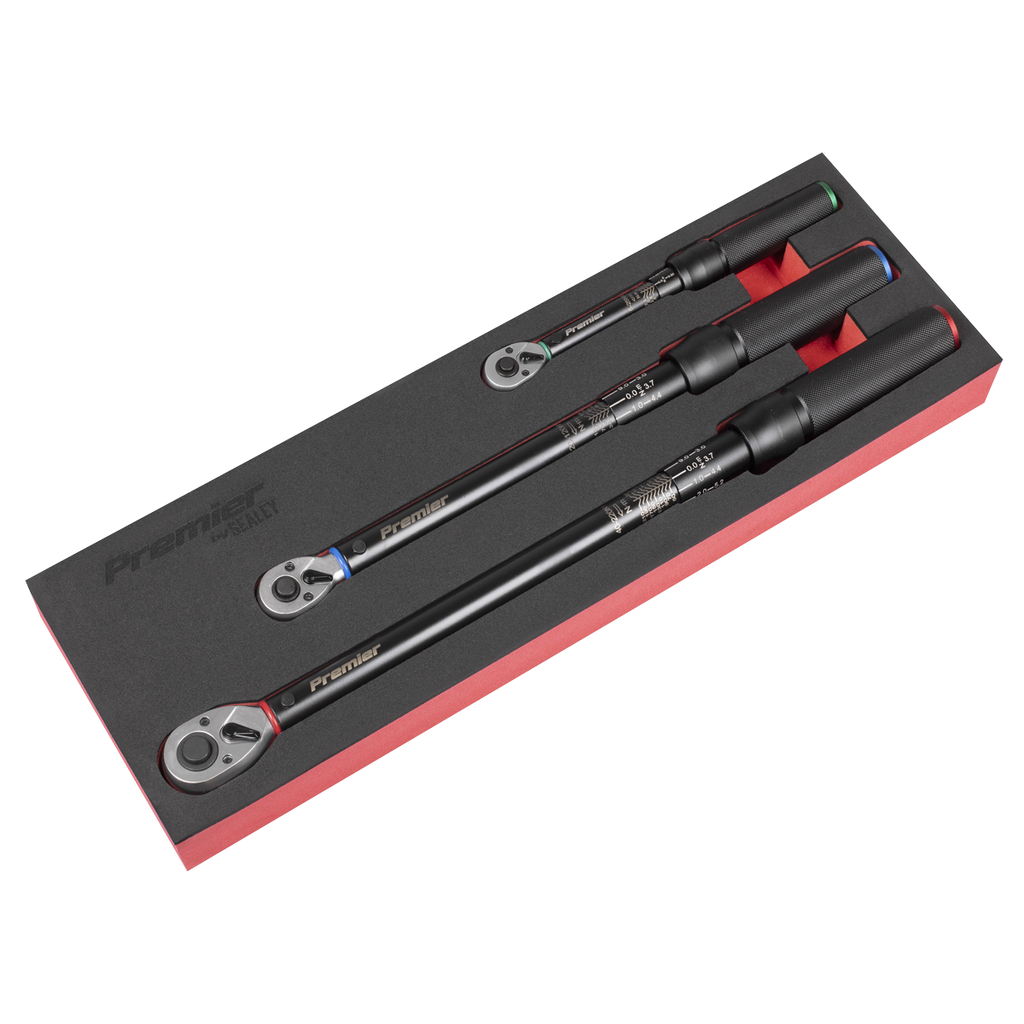 Sealey Premier Black Torque Wrench Micrometer 3pc Set – Premier Black STW900SETB - BostonPlates Autocare Centre
