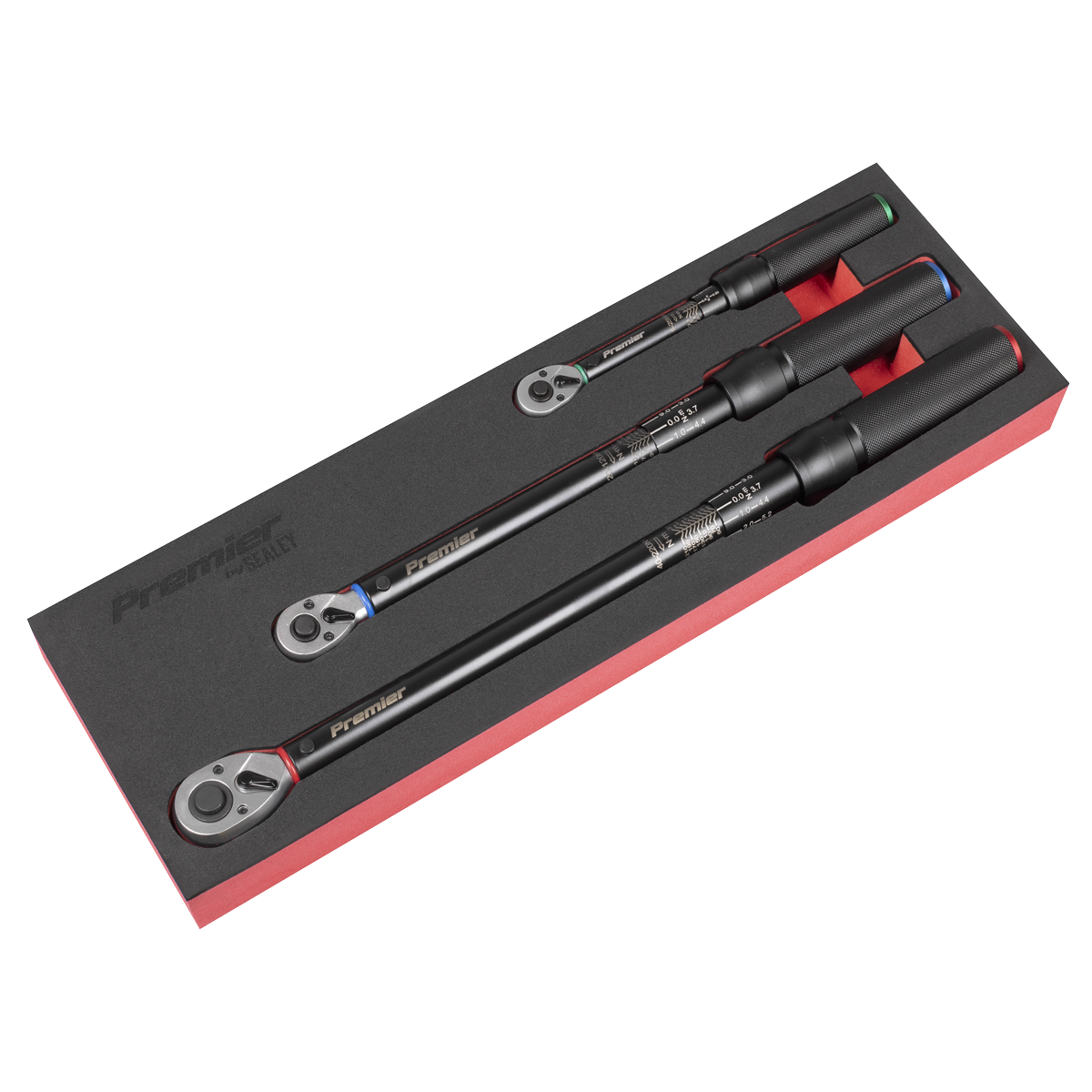 Sealey Premier Black Torque Wrench Micrometer 3pc Set – Premier Black STW900SETB - BostonPlates Autocare Centre