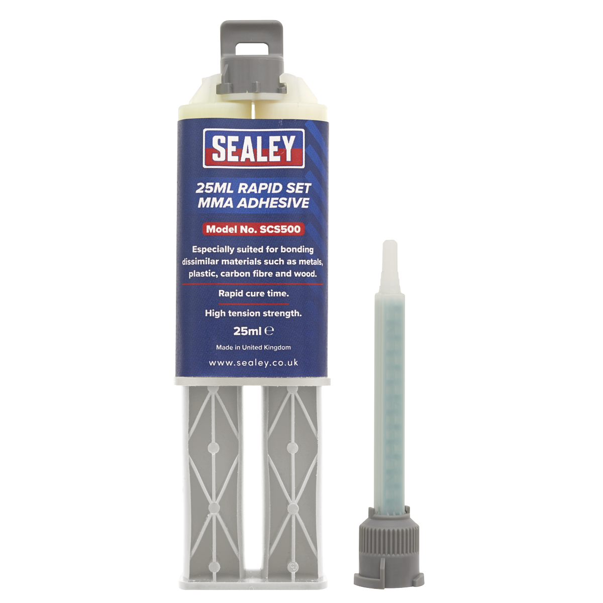 2 x Sealey Rapid Set MMA Adhesive 25ml SCS500 - BostonPlates Autocare Centre