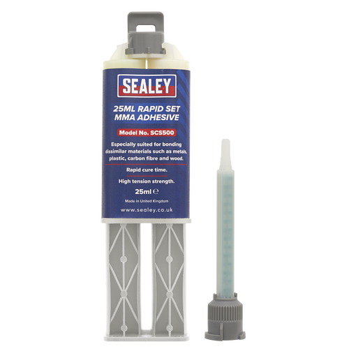 2 x Sealey Rapid Set MMA Adhesive 25ml SCS500 image 0