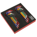 Sealey Premier TRX-Star* & Ball-End Hex Key Set 18pc Long Anti-Slip AK7199 - BostonPlates Autocare Centre