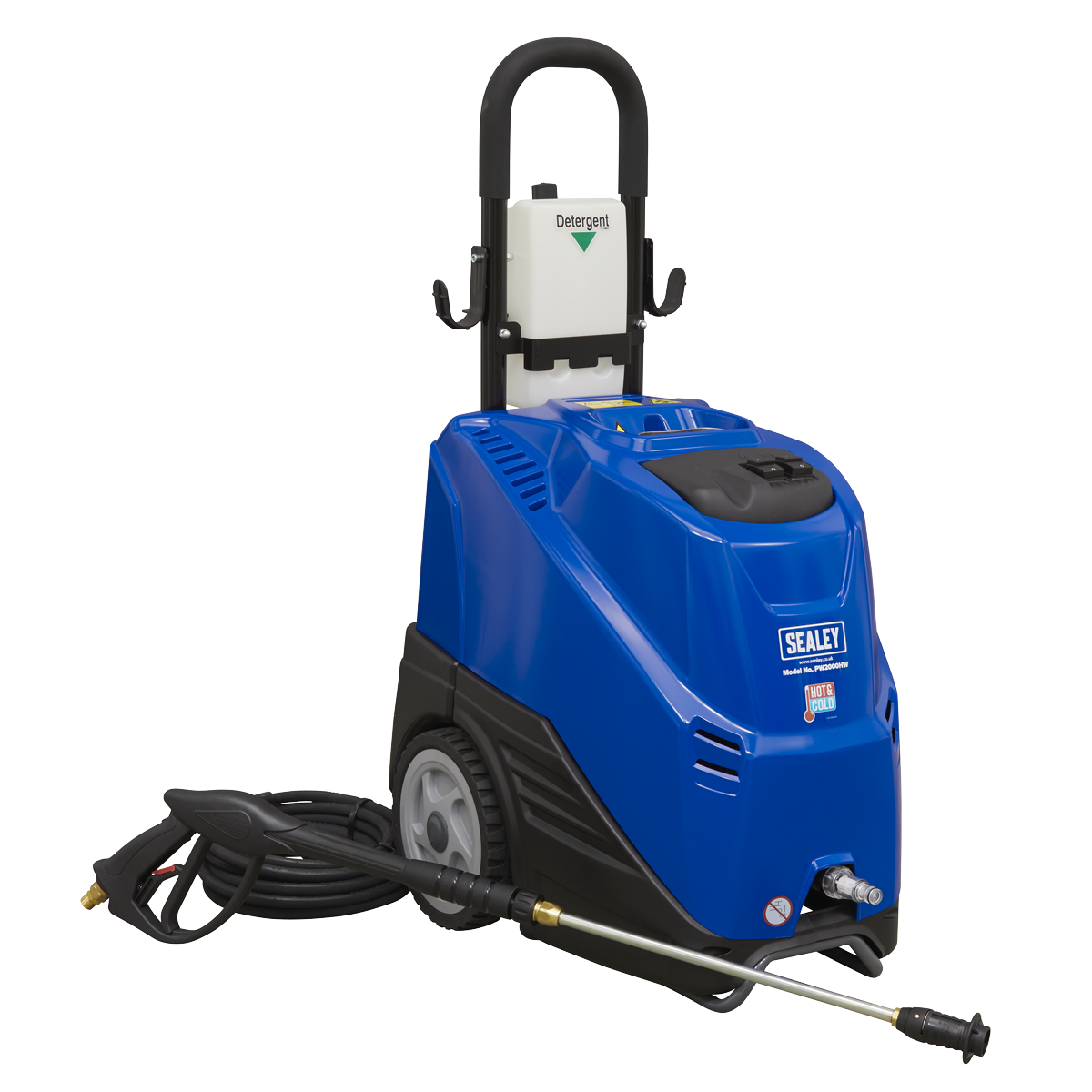 Hot/Cold Water Pressure Washer 135bar 2300W/230V PW2000HW - BostonPlates Autocare Centre