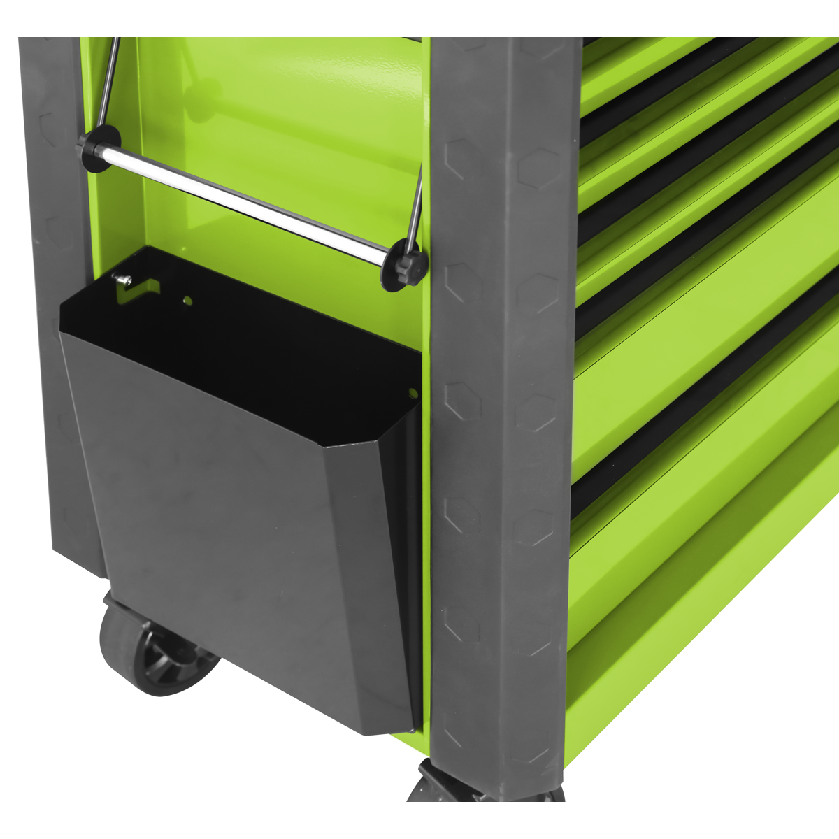 Superline Pro® Tool Trolley 6 Drawer - Green AP266HV - BostonPlates Autocare Centre