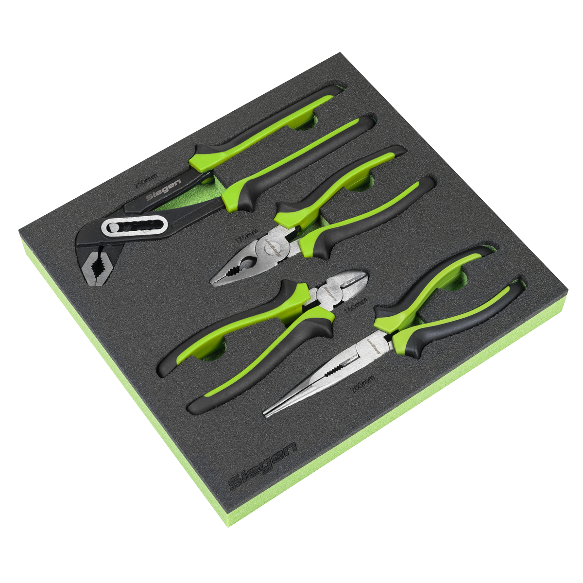 Siegen Comfort Grip Pliers Set 4pc S01298 - BostonPlates Autocare Centre