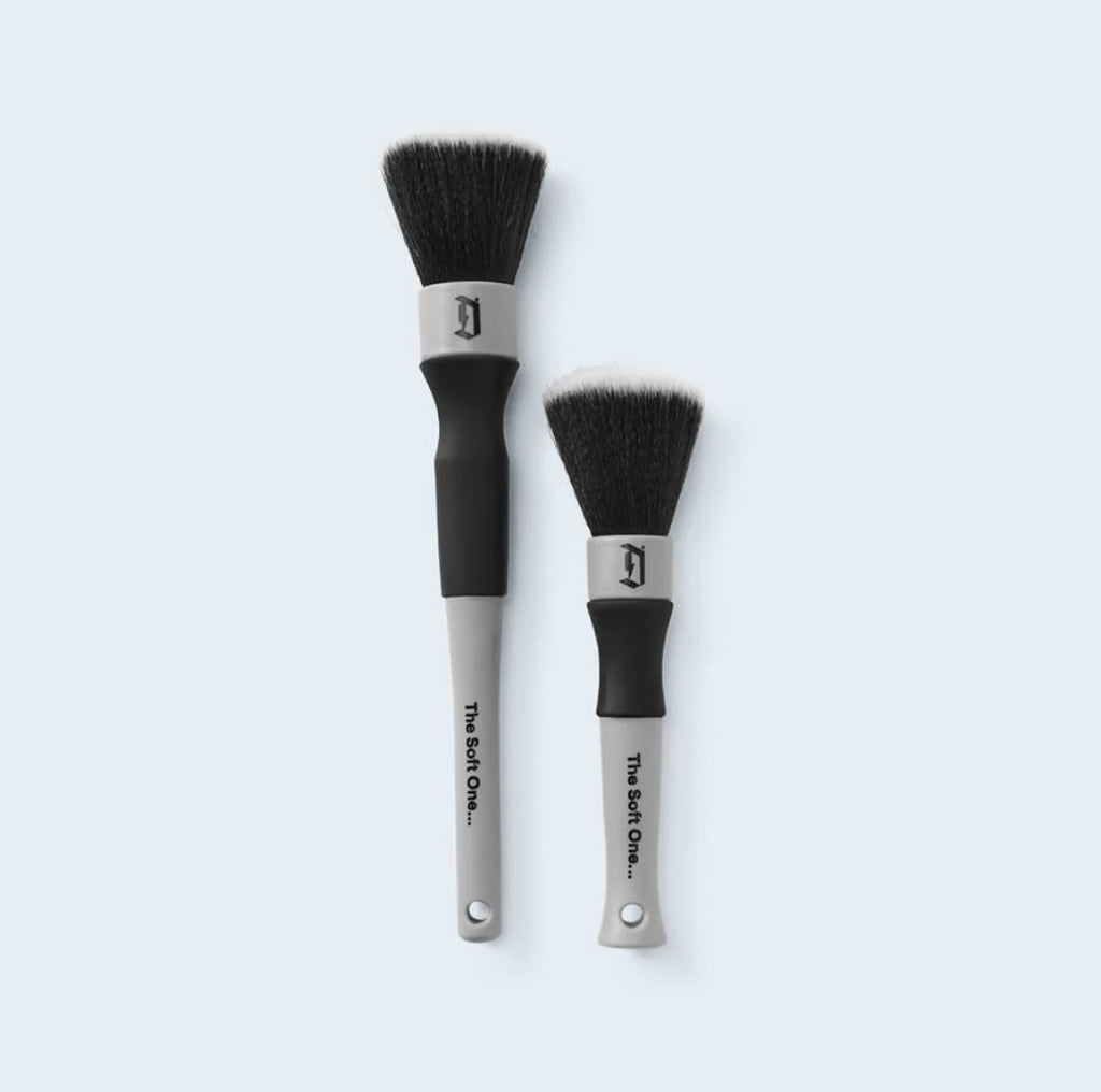 Duel Soft Detailing Brush 2 Pack - BostonPlates Autocare Centre