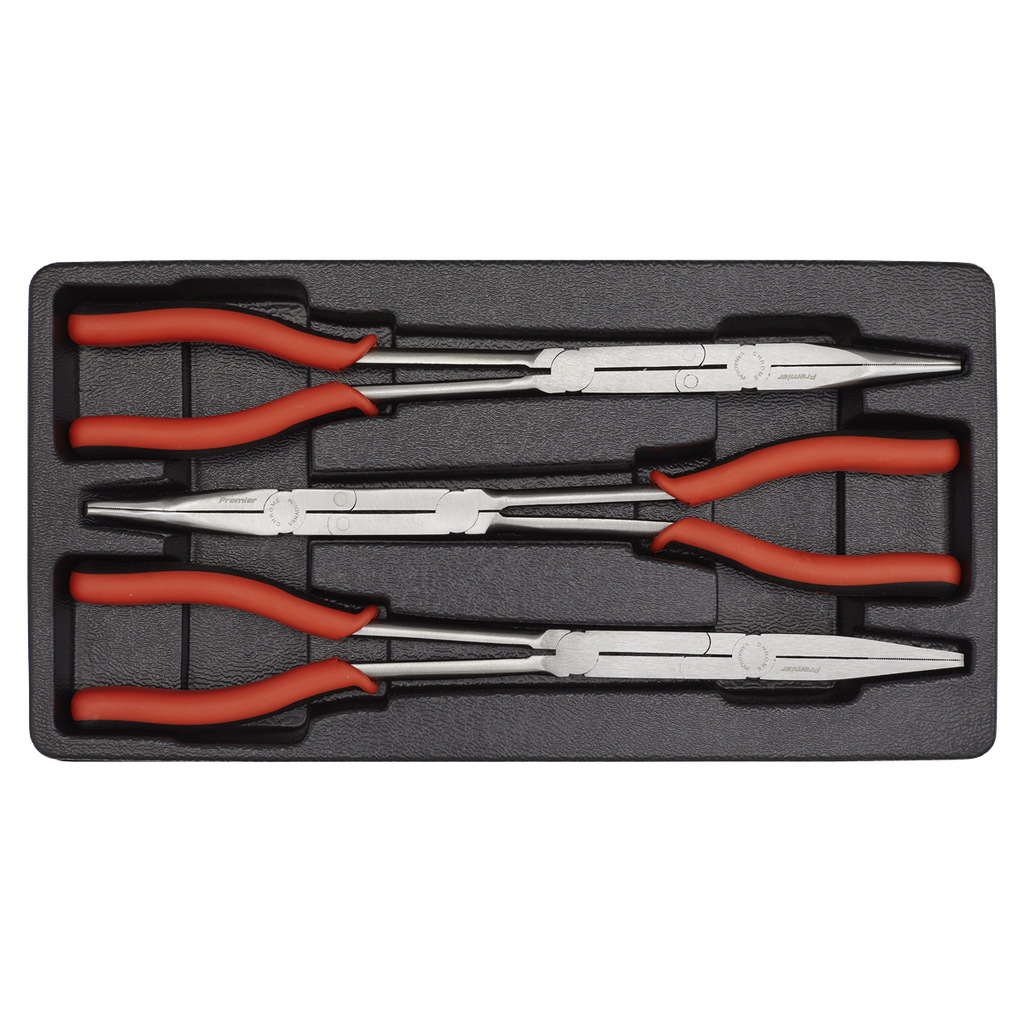 Sealey Premier Long Double Joint Pliers Set 335mm 3pc AK8580 - BostonPlates Autocare Centre