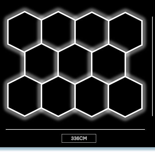 HEXAGON LED LIGHT (1 HEX TO 14 HEX SET UPS) - BostonPlates Autocare Centre