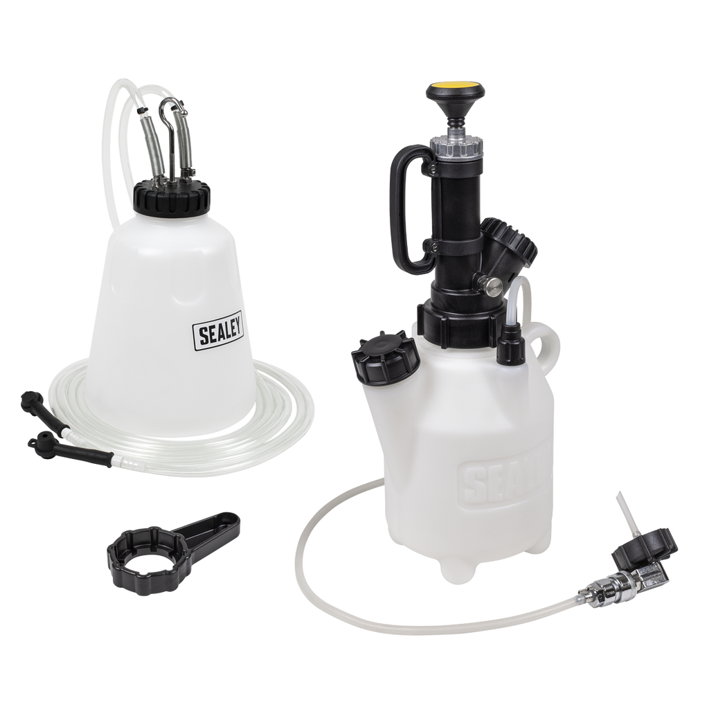 Sealey Pneumatic Brake & Clutch Bleeding System VS820A - BostonPlates Autocare Centre
