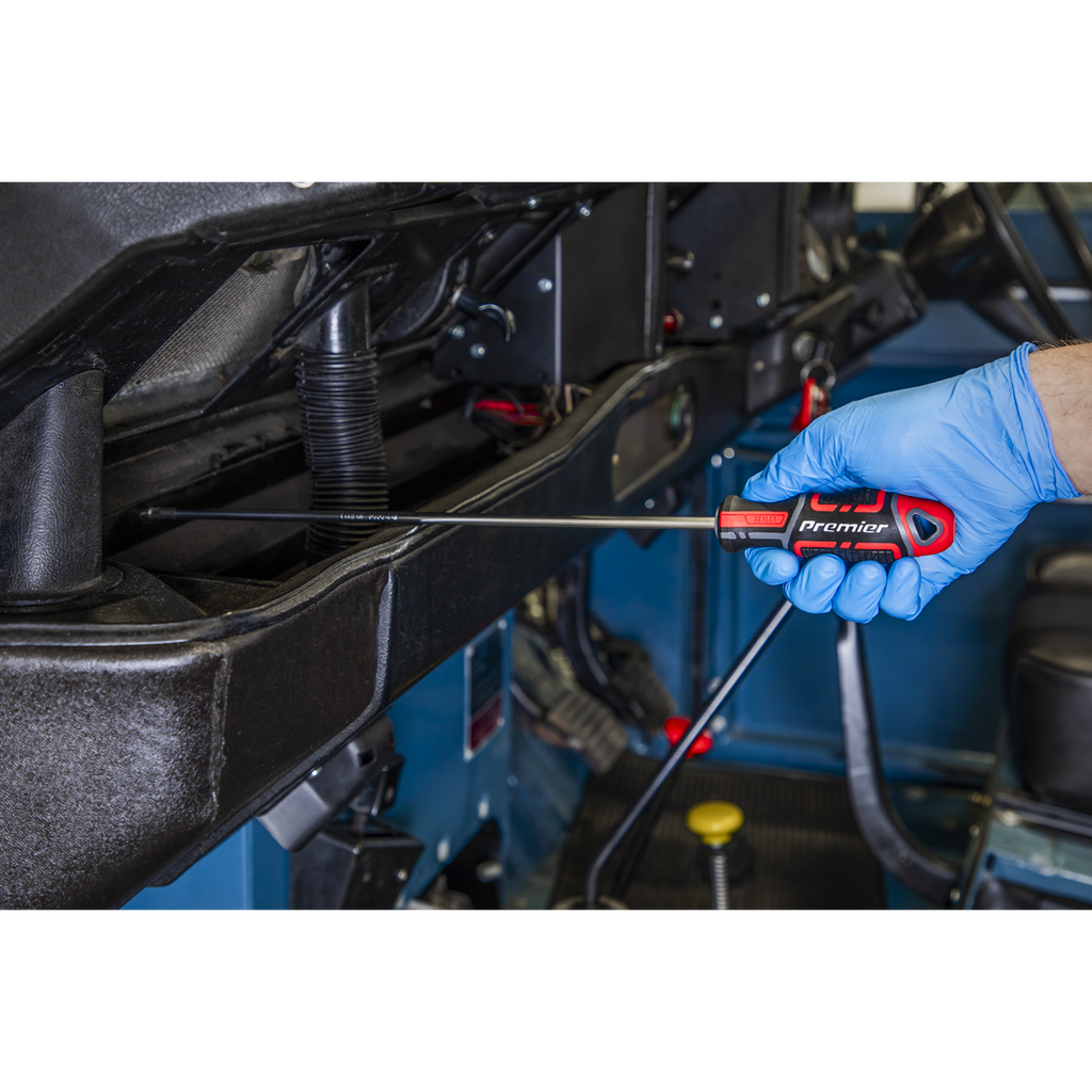 Sealey Premier GripMAX® Extra-Long Screwdriver Set 3pc AK4372 - BostonPlates Autocare Centre