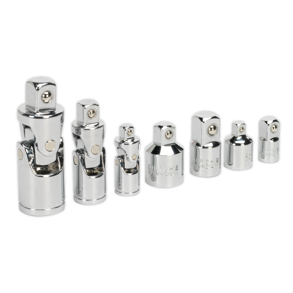Premier Universal Joint & Socket Adaptor Set 7pc AK2737 - BostonPlates Autocare Centre