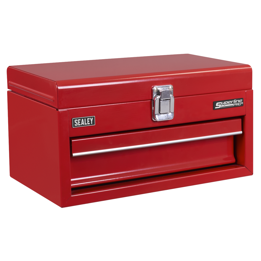 Sealey Superline Pro® Mini Toolbox with Drawer - Red APMTB1 - BostonPlates Autocare Centre