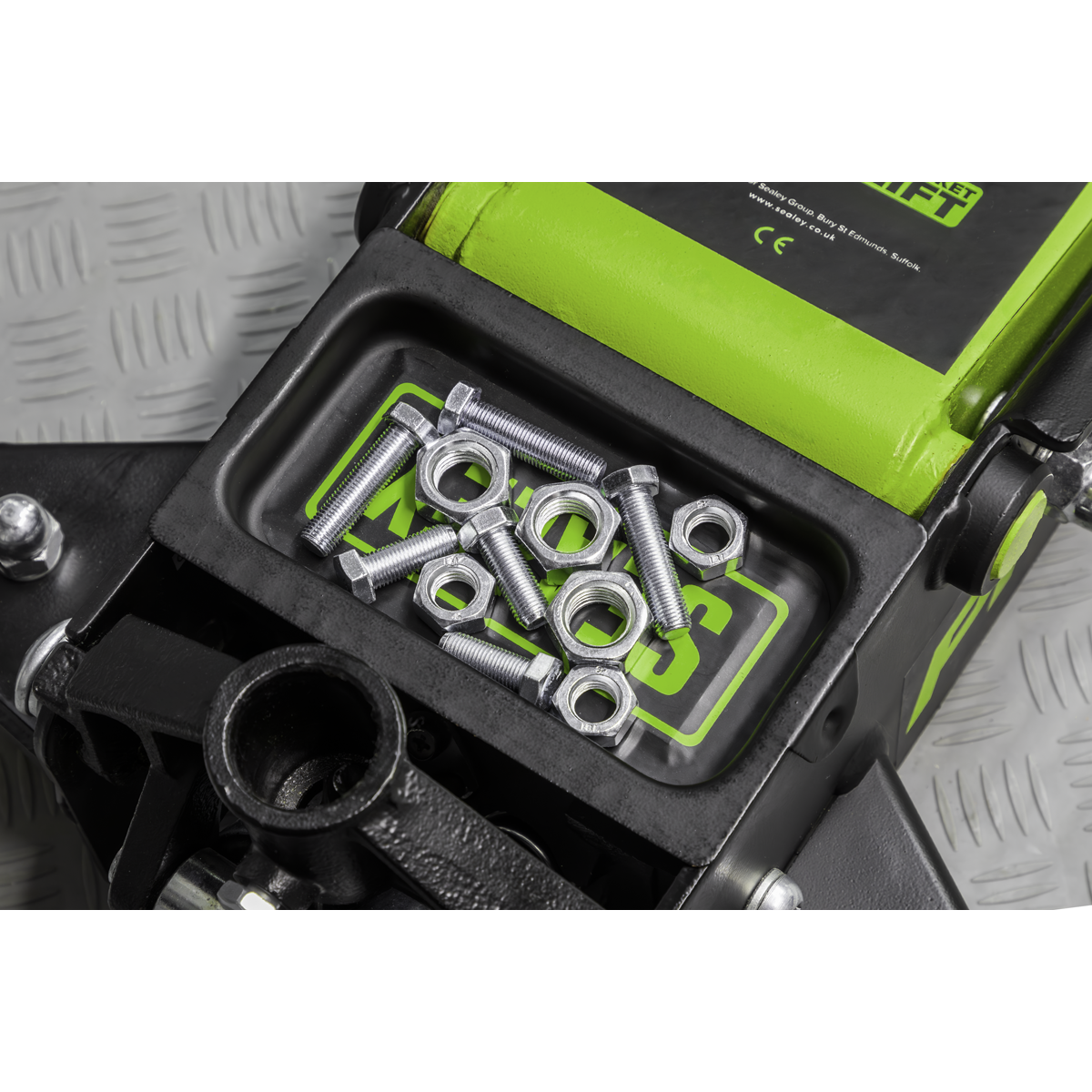 Premier Low Profile Trolley Jack with Rocket Lift 3 Tonne - Green 3040AG - BostonPlates Autocare Centre