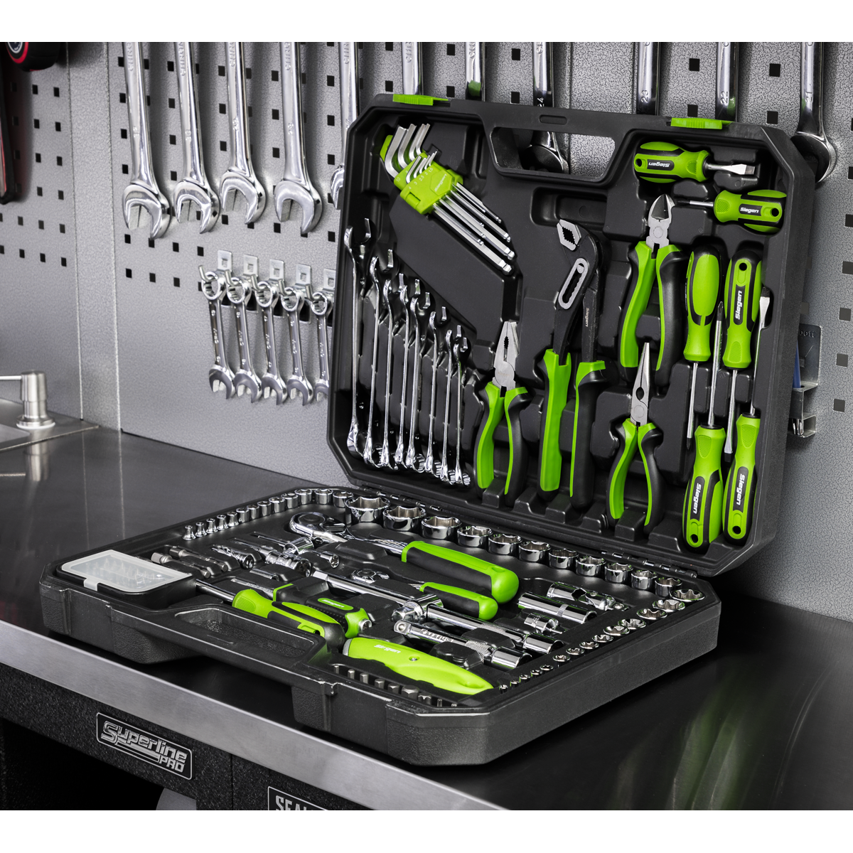 Siegen Mechanic's Tool Kit 135pc S01214 - BostonPlates Autocare Centre