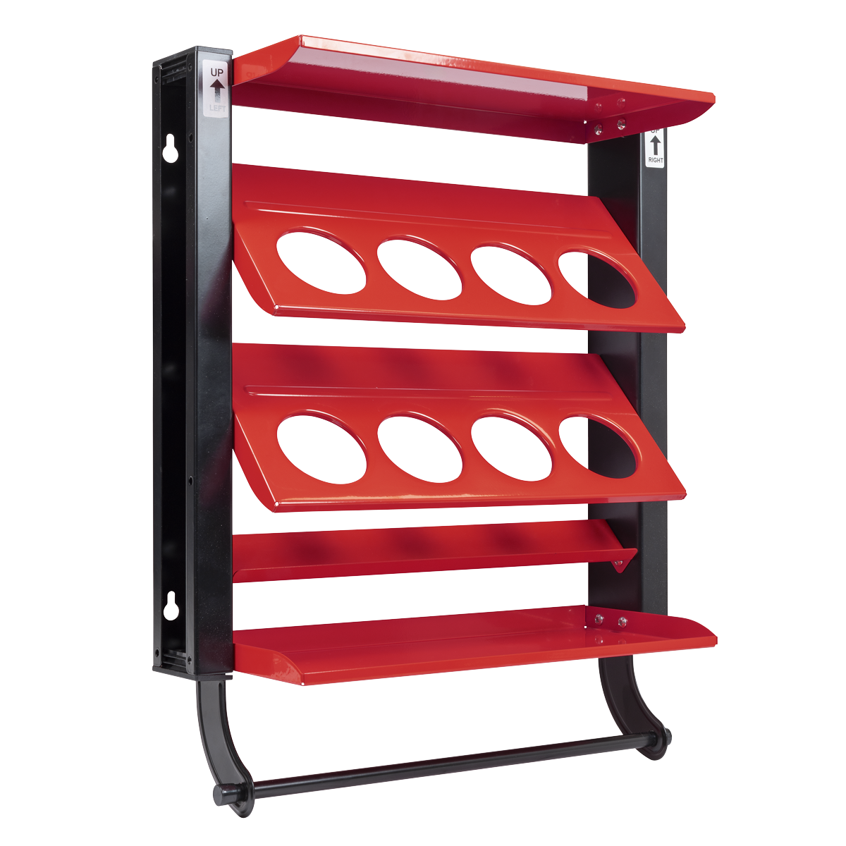 Sealey Spray Can Storage Rack with 8 Can Holders APSCR8 - BostonPlates Autocare Centre