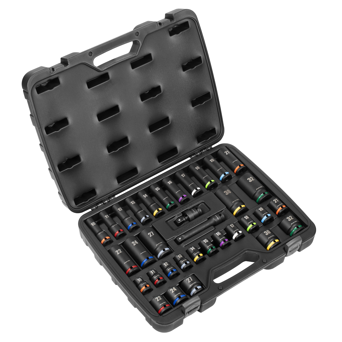 Premier Impact Socket Set 1/2"Sq Drive 34pc AK5635M - BostonPlates Autocare Centre