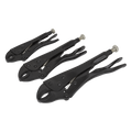 Sealey Locking Pliers Set 3pc AK668 - BostonPlates Autocare Centre