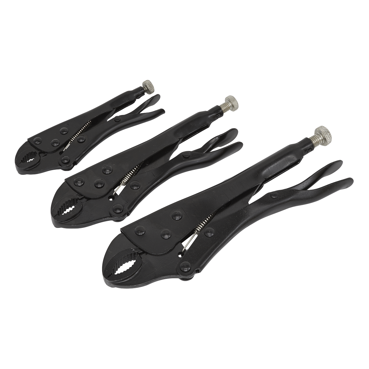 Sealey Locking Pliers Set 3pc AK668 - BostonPlates Autocare Centre