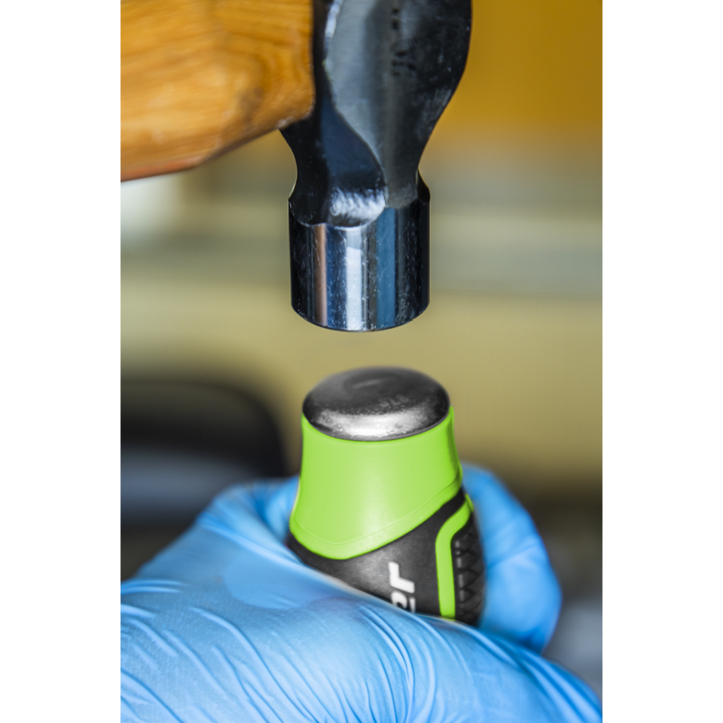 Premier Extra-Long Hammer-Thru Screwdriver Set 450mm 3pc - Hi-Vis Green AK4942HV - BostonPlates Autocare Centre