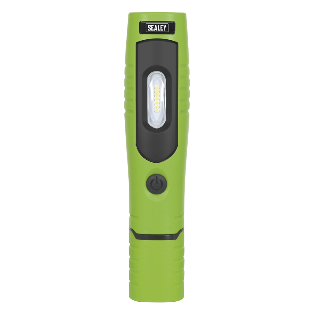 Sealey Rechargeable 360° Inspection Light 4W & 3W SMD LED - Green LED3602G - BostonPlates Autocare Centre