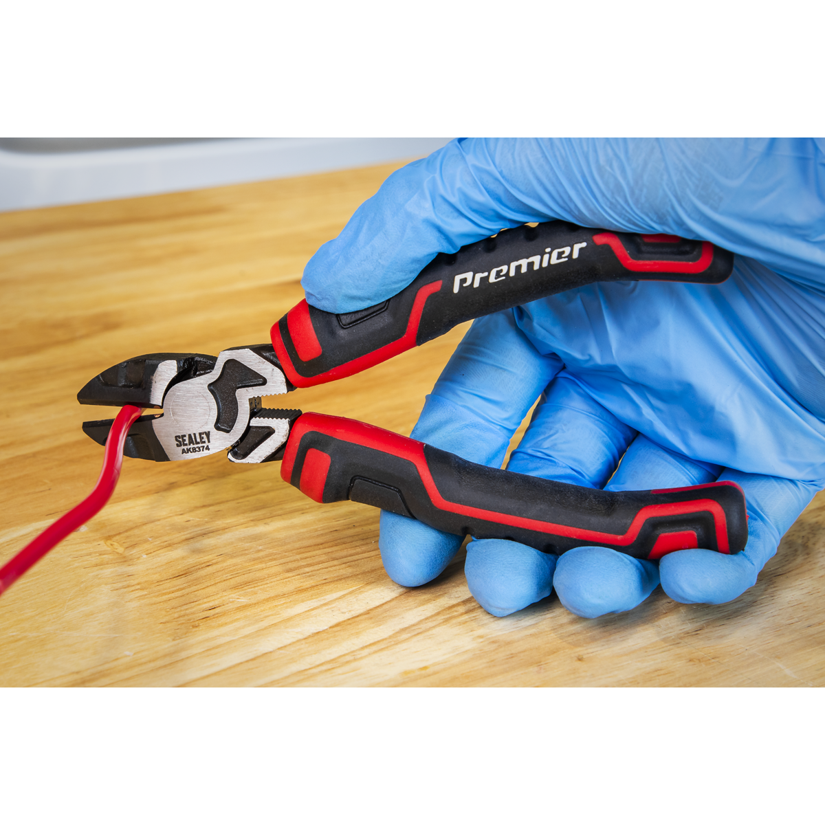 Sealey Premier High Leverage Side Cutters 160mm AK8374 - BostonPlates Autocare Centre