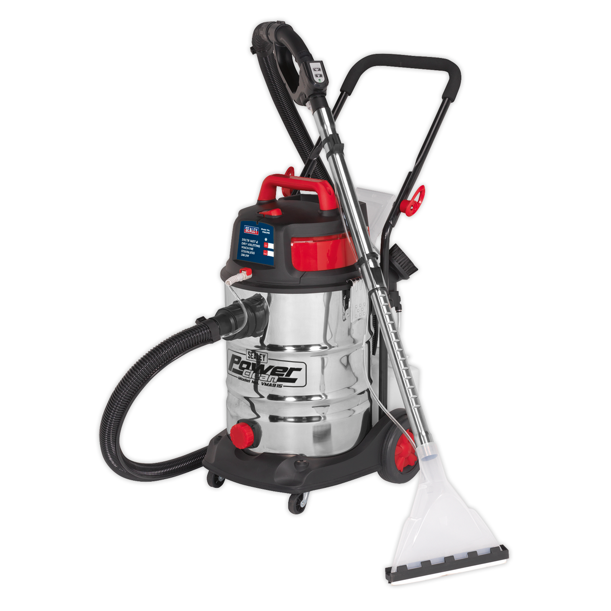 Wet & Dry Valet Machine Stainless Drum 30L VMA915 - BostonPlates Autocare Centre
