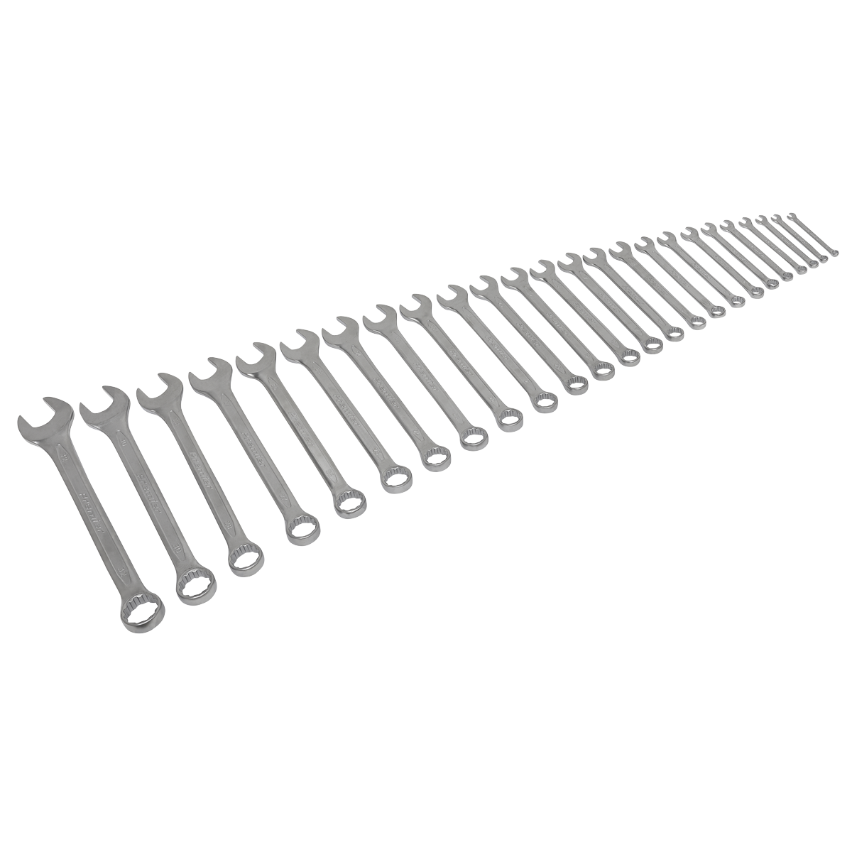 Sealey Premier Combination Spanner Set 25pc AK63258 - BostonPlates Autocare Centre