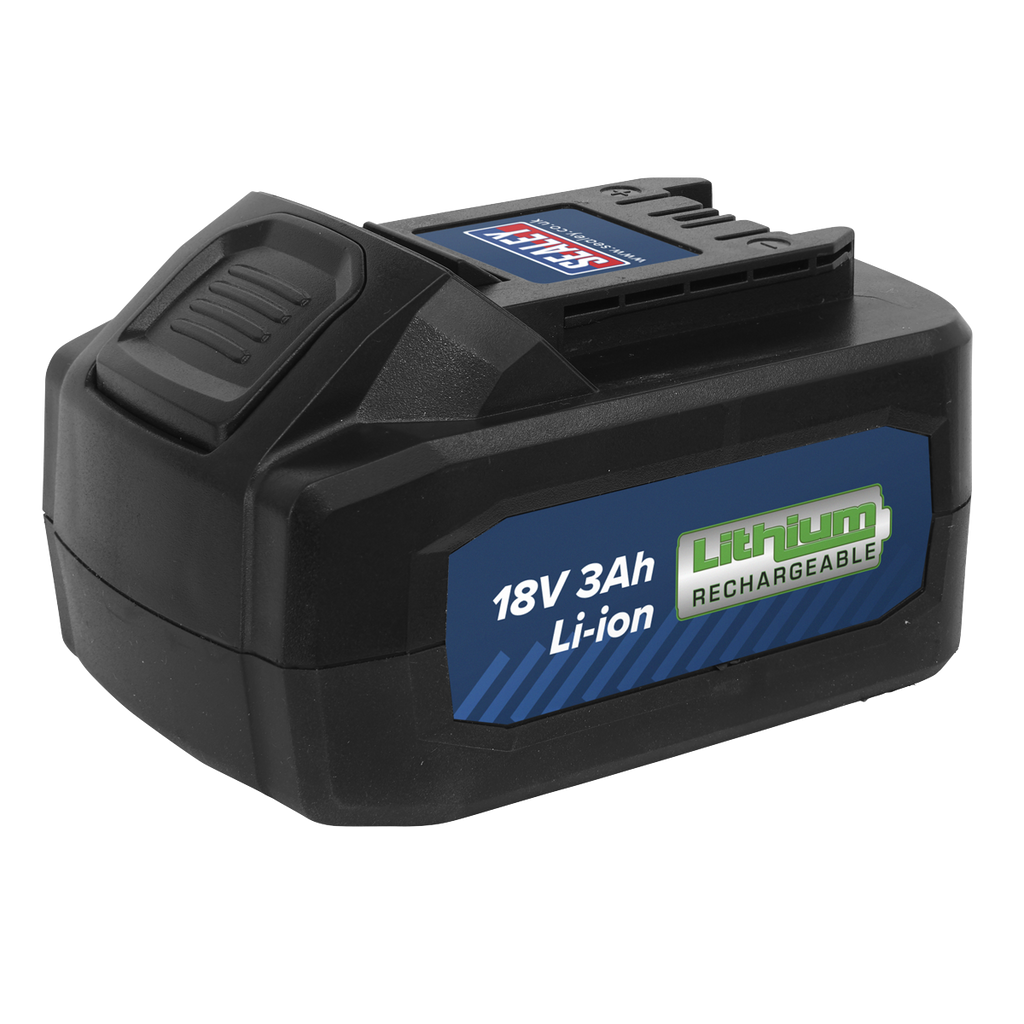 Sealey Power Tool Battery 18V 3Ah for CP400LI & CP400LIHV CP400BP - BostonPlates Autocare Centre