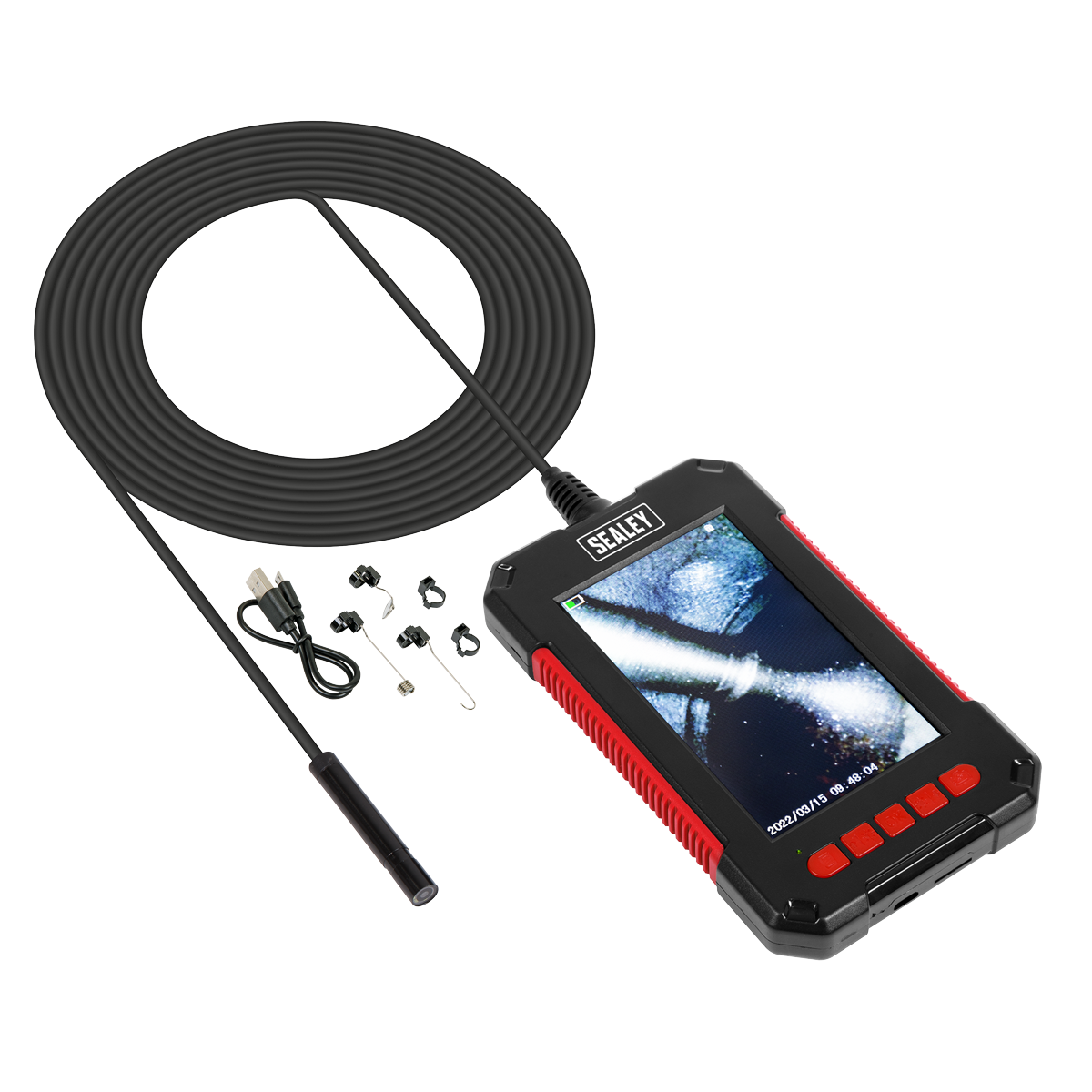 Sealey Tablet Video Borescope 8mm Camera VS8116 - BostonPlates Autocare Centre
