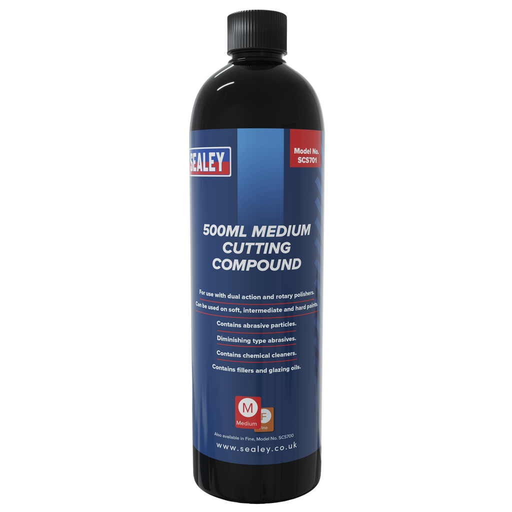 Sealey Medium Cutting Compound 500ml SCS701 - BostonPlates Autocare Centre
