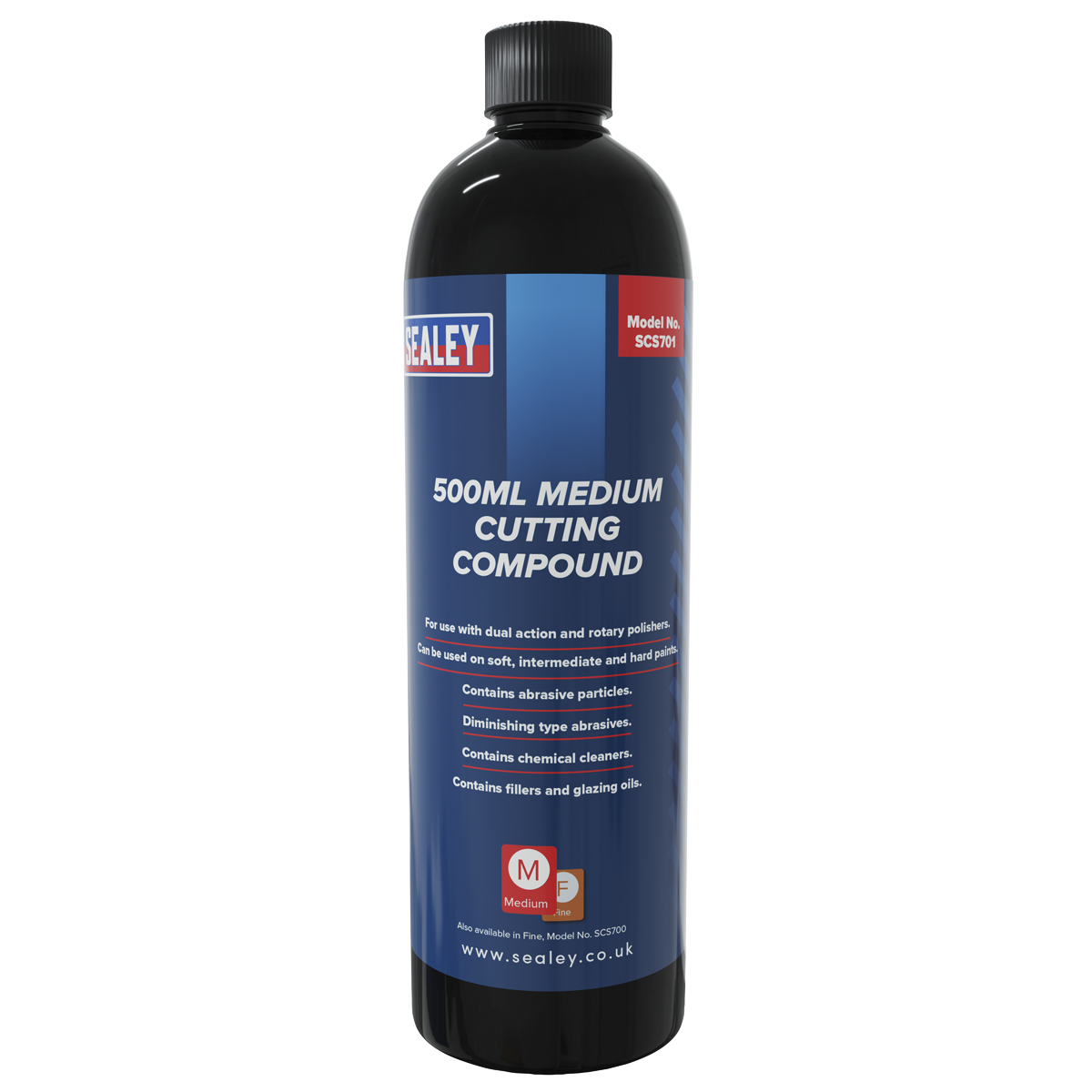 Sealey Medium Cutting Compound 500ml SCS701 - BostonPlates Autocare Centre
