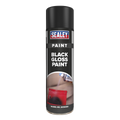 Sealey Gloss Paint 500ml - Black SCS025S - BostonPlates Autocare Centre