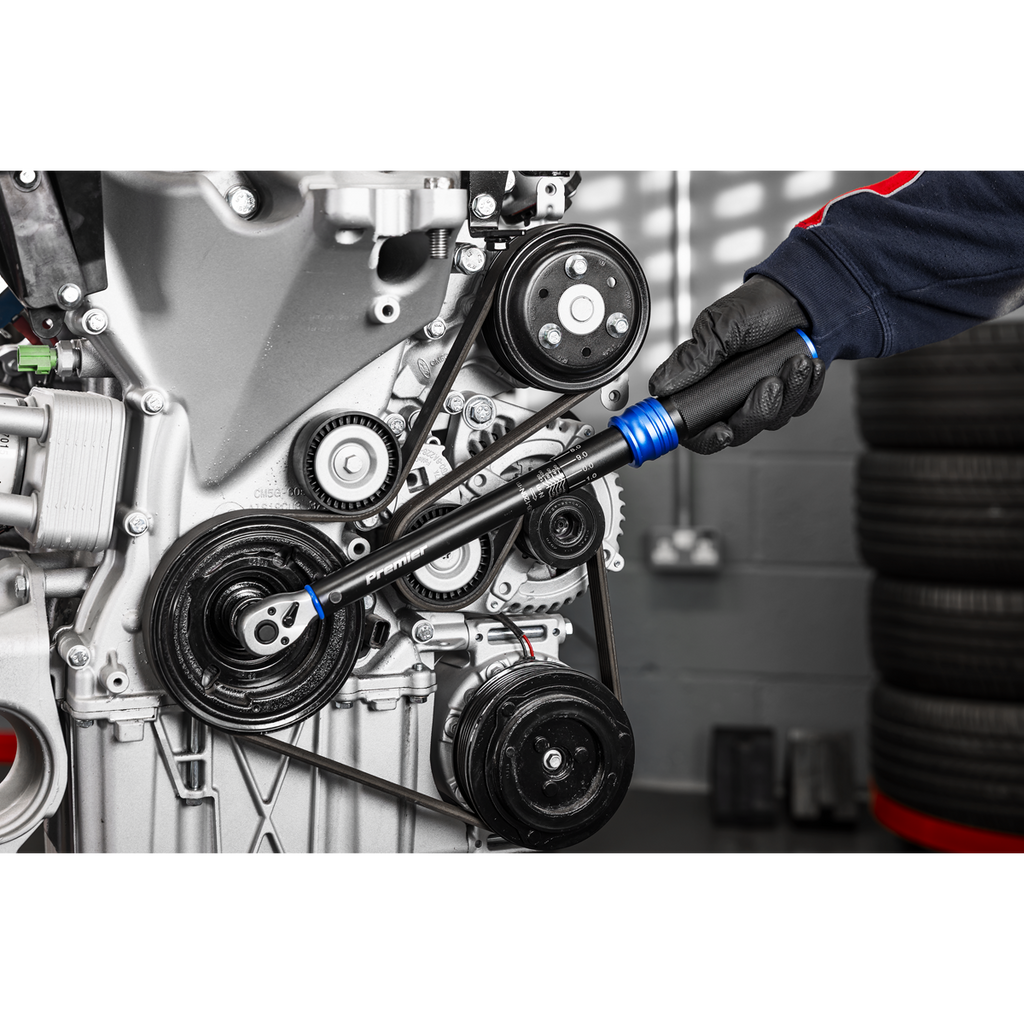 Premier Black Torque Wrench Micrometer & Torque Screwdriver Set 4pc STW909SETB - BostonPlates Autocare Centre