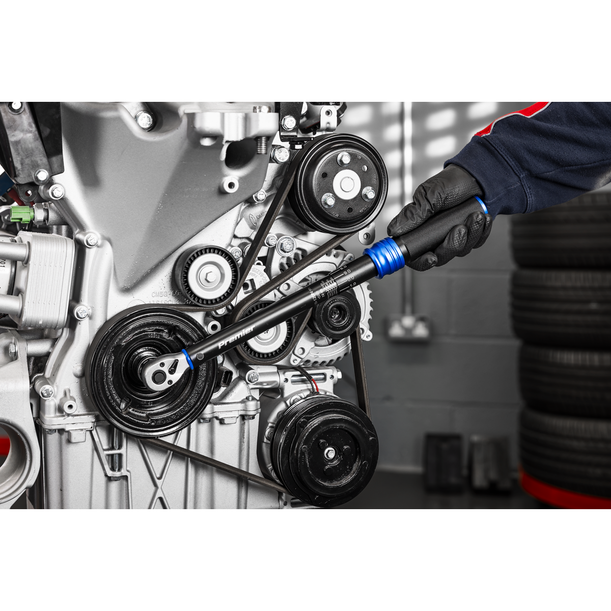 Premier Black Torque Wrench Micrometer & Torque Screwdriver Set 4pc STW909SETB - BostonPlates Autocare Centre