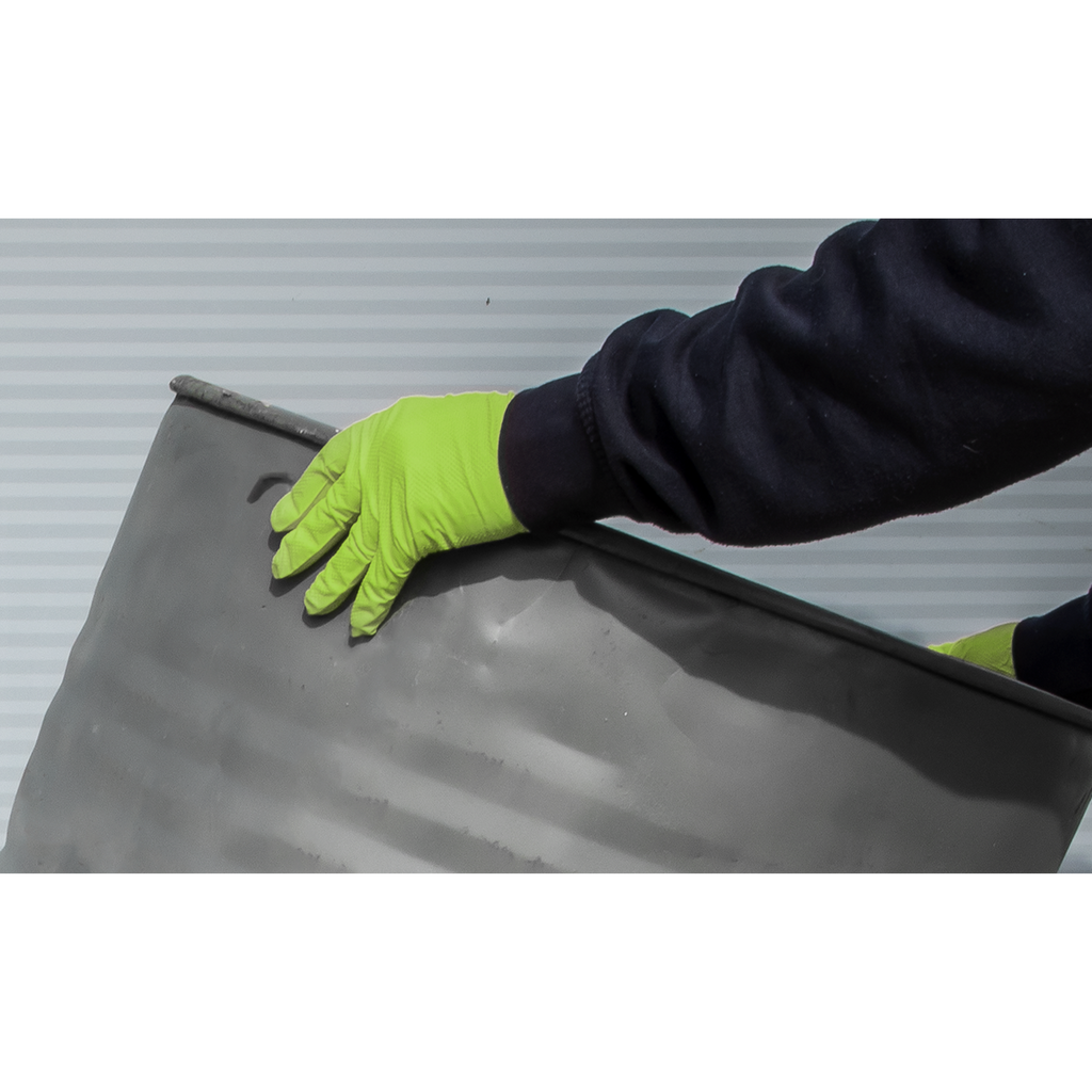 Sealey Diamond Grip Extra-Thick Nitrile Powder-Free, Gloves, Large - Pack of 50 SSP54L - BostonPlates Autocare Centre
