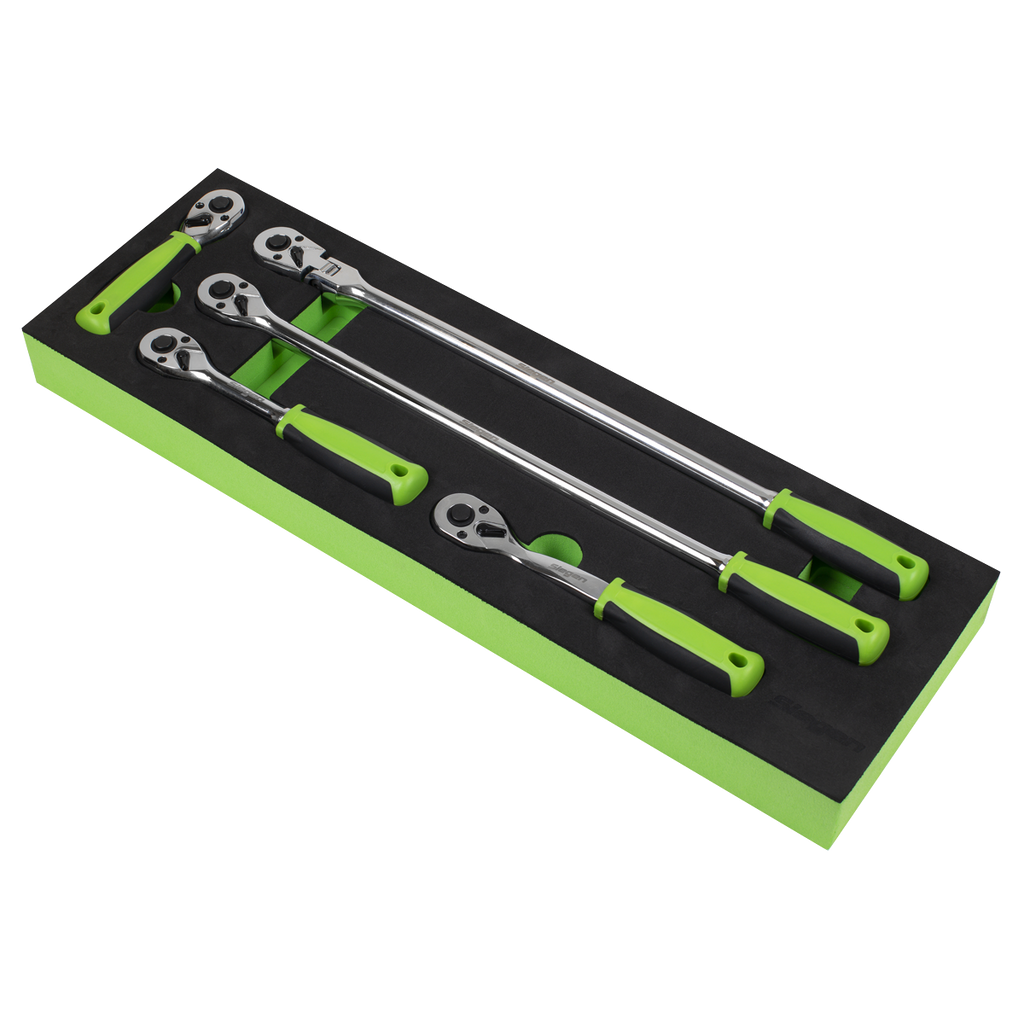 Siegen Ratchet Wrench Set with Flip Reverse 3/8"Sq Drive 5pc S01230 - BostonPlates Autocare Centre