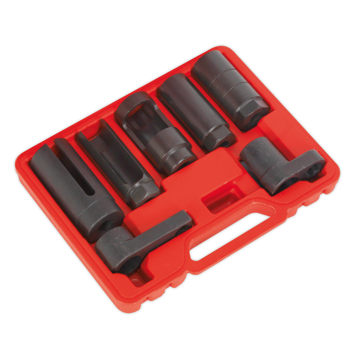 Sealey Oxygen Sensor Socket Set 3/8" & 1/2"Sq Drive 7pc SX032 - BostonPlates Autocare Centre