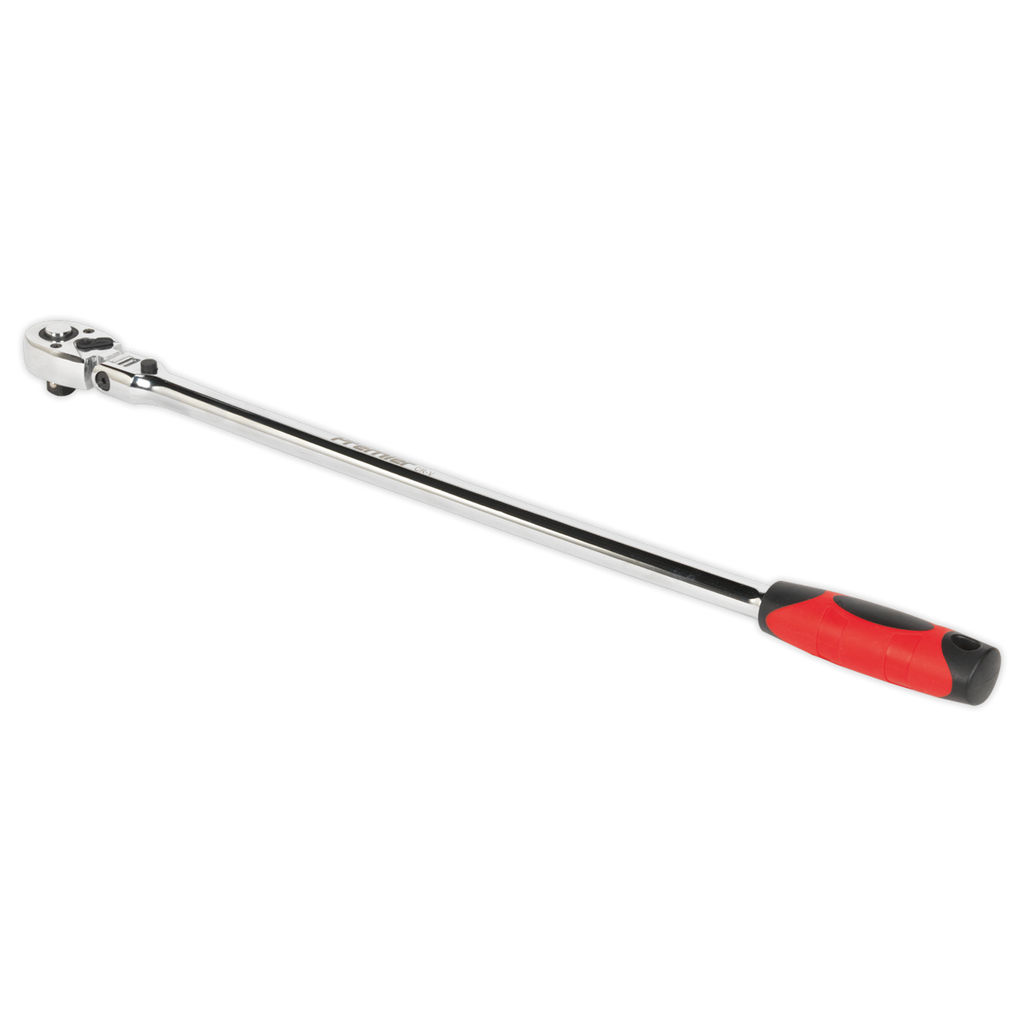 Sealey Premier Extra-Long Flexi-Head Ratchet Wrench 3/8"Sq Drive 455mm AK6697 - BostonPlates Autocare Centre