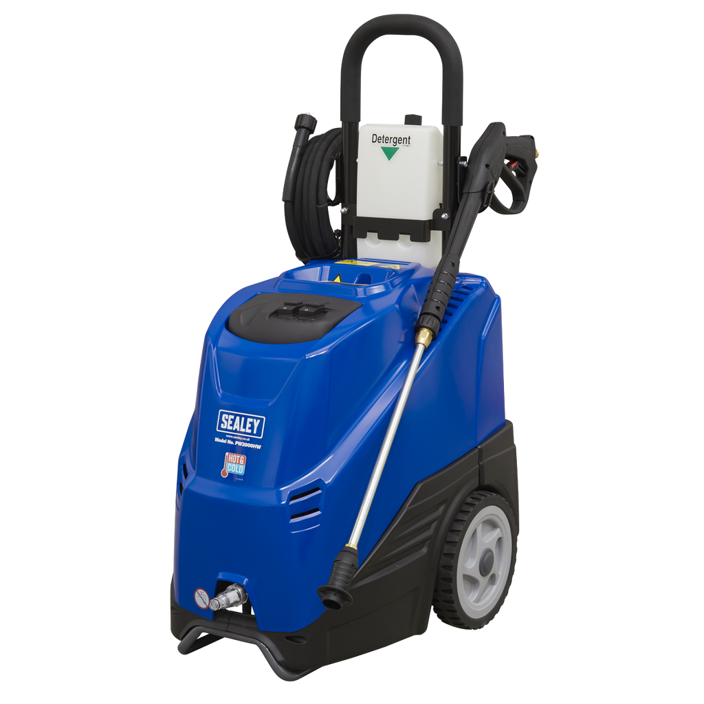 Hot/Cold Water Pressure Washer 135bar 2300W/230V PW2000HW - BostonPlates Autocare Centre