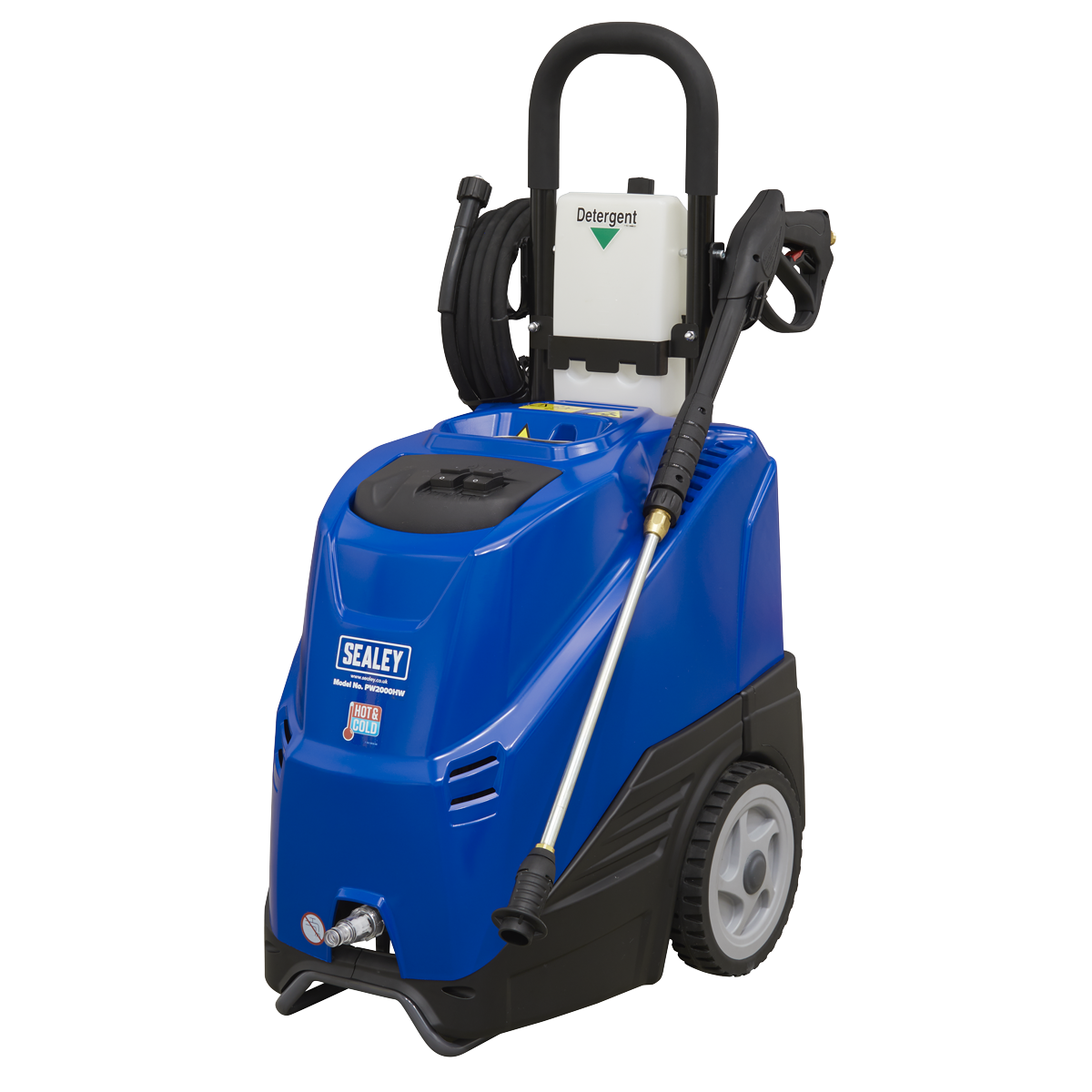 Hot/Cold Water Pressure Washer 135bar 2300W/230V PW2000HW - BostonPlates Autocare Centre