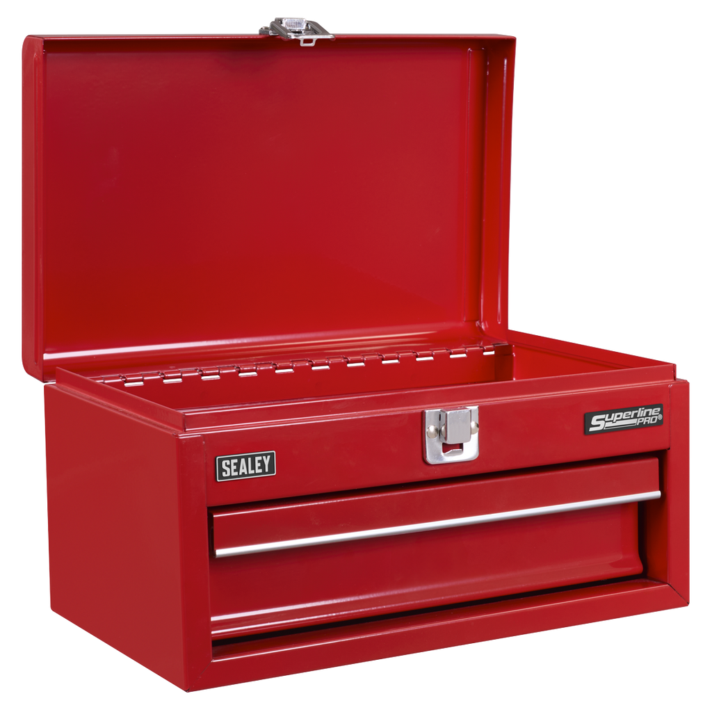 Sealey Superline Pro® Mini Toolbox with Drawer - Red APMTB1 - BostonPlates Autocare Centre