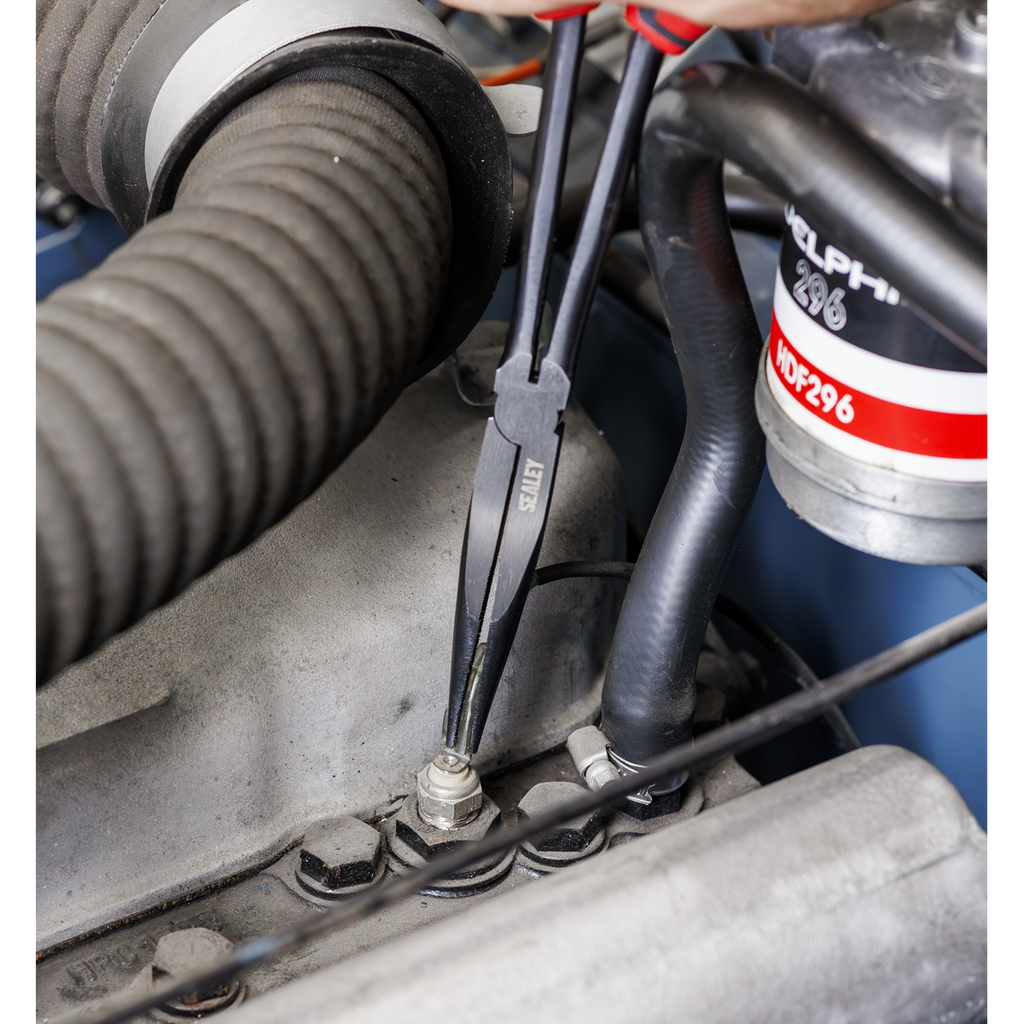Sealey Premier Long Needle Nose Pliers Set with Tool Tray 3pc TBT58 - BostonPlates Autocare Centre