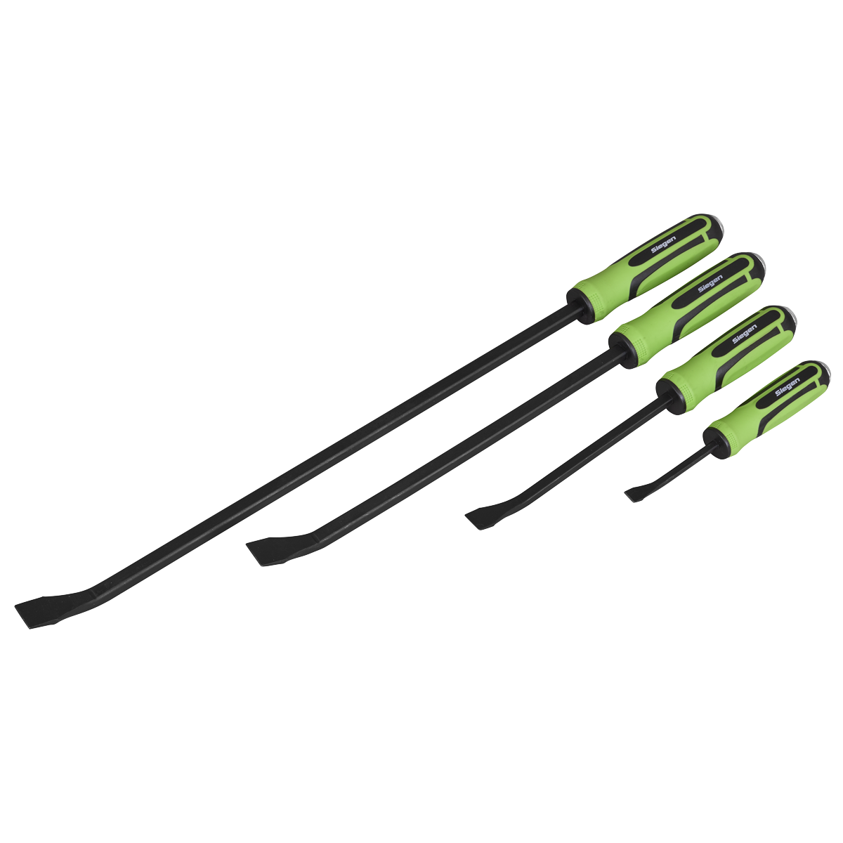 Siegen Heavy-Duty Angled Pry Bar Set with Hammer Cap 4pc S01138 - BostonPlates Autocare Centre