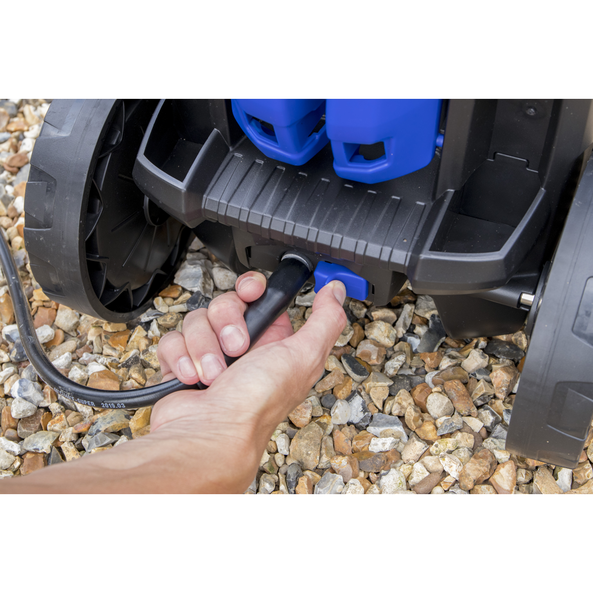 Twin Pump Pressure Washer with TSS & Rotablast® Nozzle 150bar 2500W/230V PWTF220 - BostonPlates Autocare Centre