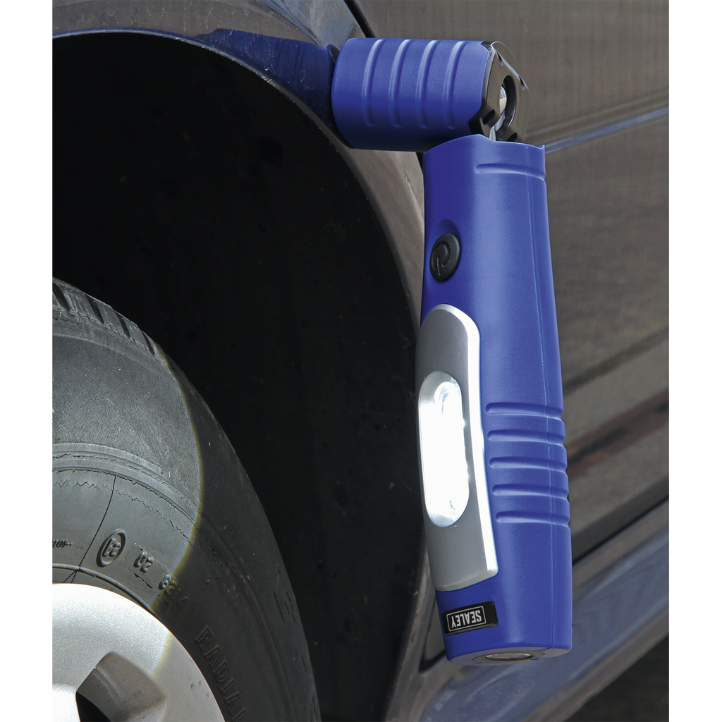 Sealey Rechargeable 360° Inspection Light 4W & 3W SMD LED - Blue LED3602B - BostonPlates Autocare Centre